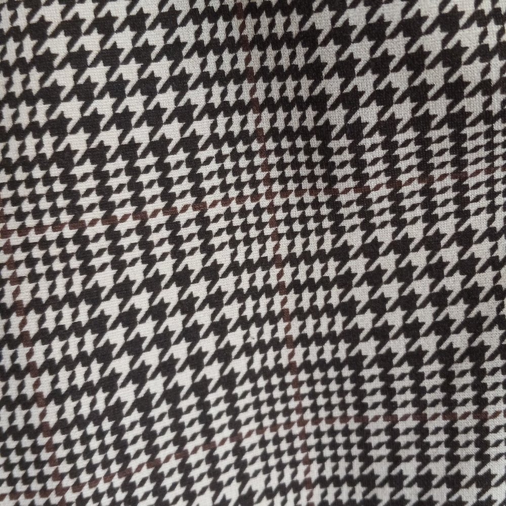*NEW Houndstooth Tan/Brown Pants (stretchy)